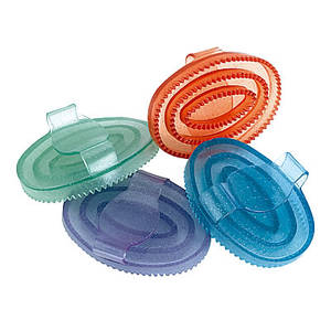 En caoutchouc souple pailleté transparent
