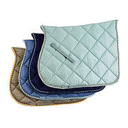 Chabraque à bec couvrant le garrot, extérieur et intérieur 100 % coton, matelassage polyfil 300 g/m². Piquage losange 100 mm. Pattes d'attache à velcro. 