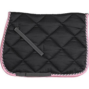 Chabraque à bec couvrant le garrot, extérieur et intérieur 100 % coton, matelassage polyfil 300 g/m². Piquage losange 100 mm. Pattes d'attache à velcro. 