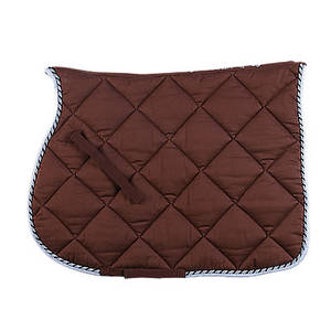 Chabraque à bec couvrant le garrot, extérieur et intérieur 100 % coton, matelassage polyfil 300 g/m². Piquage losange 100 mm. Pattes d'attache à velcro. 