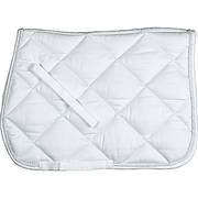 Chabraque à bec couvrant le garrot, extérieur et intérieur 100 % coton, matelassage polyfil 300 g/m². Piquage losange 100 mm. Pattes d'attache à velcro. 