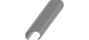 Agrafes C extrémités pointues galva 
Anneau ouvert 20 mm 
Diam. fil 1,5 mm 
Boîte de 11000 agrafes