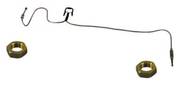 Thermocouple fusible pour radiant INFRACONIC 5000 HP
Livré avec 2 écrous laiton M