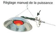 Radiants Basse Pression
Gaz : Propane 300 mbar fixe
Radiant Infraconic MINI FARM 1.500 BP 
Puissance : 240 à 830 W
Pour 250 poussins
A utiliser avec un détendeur fixe 300 mbar
Consommation : 18 à 60 g / heure
Réglage manuel de la puissance de 37 à 300 mbar
