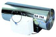 Générateur suspendu au gaz propane - inox - automatique à
combustion directe
Puissance 109 kw - Débit d'air 3260 m3/h
Puissance calorifique maxi 93.750 Kcal/h
