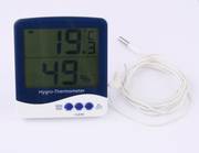 Thermomètre / hygromètre grand affichage
Très pratique pour contrôler la température et l'hygromètrie des couveuses.
La sonde contrôle uniquement la température.
Pour le contrôle de l'humidité, il faut placer le thermo-hygromètre à l'intérieur de la couveuse.
Température Int/Ext : -50°C à +70°C
Hygrométrie : 20% à 100 % RH
Résolution : 0,1°C - 1 %
Précision :+/- 1°C - +/- 3 %
Foncions Mini/Maxi
Sonde Inox avec câble de 3 mètres
Béquille / Fixation murale
Pilles AAA Fournies
Dimensions : 80 x 110 x 20 mm