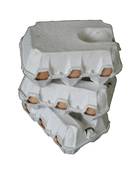 9 Packs de 3 boîtes de 6 oeufs détachables
Fabrication en cellulose 100 % recyclée
Système de fermeture automatique
Vendus par 9 colis de 180 boites de 3 x 6 oeufs soit 29.160 oeufs
Couleur : Gris
