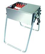 Plumeuse en inox, 1 tambour de 24 doigts
Pour plumage après trempage
Moteur de la plumeuse : 0,25 kW monophasé
Capacité de la plumeuse:30/40 poulets par heure.
Dimensions de la plumeuse:55 x 44 x 83 cm
Poids de la plumeuse:19 Kg