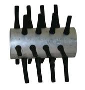 Tambour spécial de 24 doigts pour plumer les cailles et petits gibiers.
S'adapte sur la plumeuse pour poulets.
Le changement de tambour s'effectue facilement et dévissant et revissant simplement 3 vis.