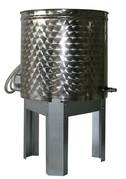 Bac de trempage électrique. Capacité 90 litres.
Convient pour le trempage des poulets. 
En acier inox. Livré avec support.
Bac de trempage équipé de 2 résistances de 2.000 Watts chacune
Thermostat réglable dans boitier étanche
Dimensions du bac de trempage : Diamètre 52 cm
Hauteur totale : 90 cm
Hauteur du bac : 50 cm
220 Volts