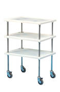 Cette table est prévue pour la phase terminale de l'abattage de la volaille.
L'ossature en inox supporte 2 plateaux en matière plastique résistante, facile à nettoyer et garantie "contact alimentaire".
Livraison en kit, comprenant 4 tubes et 2 plateaux permettant le montage facile de la table
Dimensions des plateaux : 70 x 50 cm
Hauteur : 98 cm