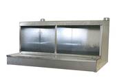 Pondoir Galvanisé 2 Cases
Pondoir en tôle galvanisée et fond en grillage à mailles soudées.
Le fond incliné permet de conserver les oeufs propres et empêche les poules de manger les oeufs
Prévoir 5 pondeuses par cage
Dimensions : 46 x 63 x 34 cm

