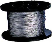 CABLE ACIER GALVANISE
BOBINE DE 500 METRES
Diamètre : 1,2 mm
Charge rupture : 180-200kgs/mm2