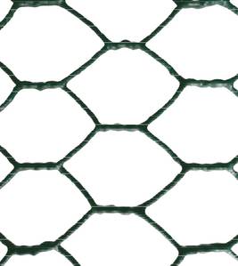Grillage hexagonal Plastifié 25 mm - 0,5 x 25 m

Grillage hexagonal maille de 25 mm - fil de 1 mm

Grillage idéal pour fabriquer des clôtures, cages, protection de vos plantations

Grillage à poules

