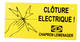 CLOTURE ELECTRIQUE - PLAQUE CLOTURE ELECTRIQUE - 4 PIECES
