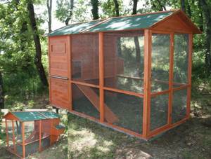 poulailler en bois maxi farm