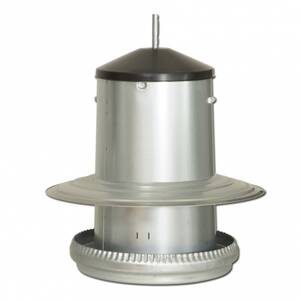 tremie galvanisee avec auvent metal