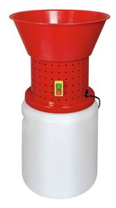 Moulin à grains 21 litres
Livré avec 4 grilles : 1,5 - 2,5 - 5 et 7 mm
Moteur 220 Volts - 0,75 HP
Bidon plastique de 21 litres
Production horaire : 15 - 35 - 80 et 115 kg selon la grille
Dimensions : 400 x 400 x 590 mm
Poids : 7,5 kg