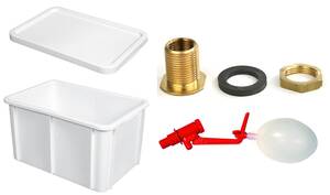 Bac de stockage renforcé 600 x 400 mm en plastique alimentaire rectangulaire 55 litres

Empilable avec et sans couvercle. Renforts verticaux pour reprendre la charge et empêcher toute déformation du bac
Design ne présentant aucune zone de rétention, lavable en machine
Chaque bac alimentaire de stockage renforcé GILAC est garanti apte au contact alimentaire, sans bisphenol A.

Bac à eau équipé d'un flotteur réglable et d'une sortie 3/4 laiton

Le flotteur et la sortie ne sont pas fixés sur le bac, cela vous permet de le placer selon vos besoins

Livré avec couvercle + flotteur + 1 sortie 3/4 laiton (M06 02 1050) 

Raccordé sur l'alimentation, il permet de réduire la pression d'eau et d'alimenter les abreuvoirs automatiques

Fabiqué en PEHD contact alimentaire 

Longueur : 60 cm - Largeur : 40 cm - Hauteur : 32 cm
Poids : 3,06 kg