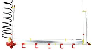 Kit pipettes 24 mètres avec pipettes tous les 16,6 cm, soit 144 abreuvoirs