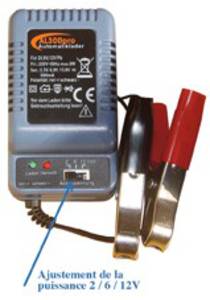 Chargeur pour piles 6 / 12 Volts
Convient pour l'agrainoir automatique Digital Smart Feeder et l'agrainoir automatique Power Feeder