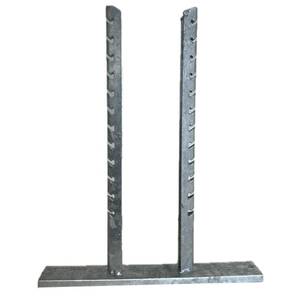Pied de mangeoire galvanisé pour chaine plate