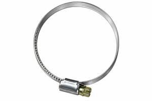 Collier bande inox pour tube 
Ø 75 mm inox