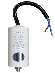Condensateur 20 micro farad 450 V 
pour moteur 220 V 0.55 KW
Entrainement chaine FARMLINE
