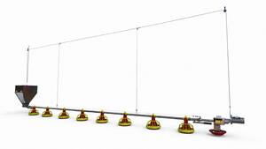 Chaîne alimentation poules pondeuses FARMLINE 3m

Chaîne d'alimentation spirale FARMLINE pour poules pondeuses

Ligne de 3 mètres de longueur pour poules pondeuses

Cette ligne est livrée complète :

 - Tube 45 mm avec spirale et assiette tous les 75 cm
 - Moteur d'entraînement 0,37 Kw - 380 V
 - Trémie de départ de 50 KG avec embase inox
 - Système de relevage et de basculement pour faciliter le nettoyage