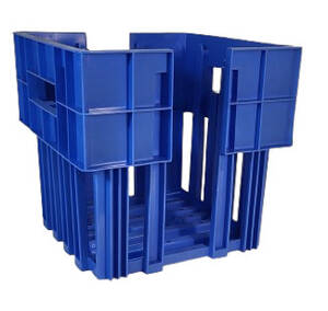 Caisse plastique 180 oeufs (6 alvéoles)

Pratique, une encoche de chaque côté pour le passage des mains afin de déposer et enlever les alvéoles plus facilement
Les caisses sont empilables et emboitables. 

Livrée sans alvéoles
Dimensions : 38 x 38 cm - Hauteur :  37 cm

Couleur : bleue