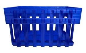 Caisse plastique 360 oeufs (12 alvéoles) bleue

Cette caisse permet le transport des alvéoles d'oeufs, carton ou plastique.

Elle peut contenir 12 alvéoles de 30 oeufs, 2 piles de 6 alvéoles

Caisse gerbable et empilable 

Livrée sans alvéoles

Dimensions : 60 x 30 x 32 cm 

Couleur: Bleue