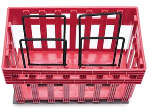 Plateforme en métal conçu pour faciliter le chargement et déchargement des alvéoles des caisses.
