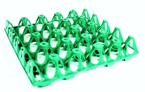 Alvéole plastique verte 20 Oeufs XL
Convient pour des oeufs medium - large - extra large jusqu'à 160 g

Alvéole empilable et gerbable

Dimensions : 30x30x5,8 cm 
Poids de l'alvéole : 160 grammes

Fabriquée en plastique contact alimentaire
