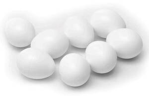 Oeufs de pigeon en plastique
Vendu en lot de 25 soit 0,12 € l'unité