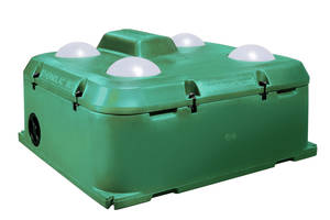 ABREUVOIR THERMOLAC 180 GV

Abreuvoir antigel isotherme (sans électricité) à 4 boules  pour grands troupeaux.
Idéal en extérieur comme en intérieur, le Thermolac fonctionne selon le principe de la bouteille Thermos : double paroi de PEHD isolée de mousse polyuréthane. 
Modèle 180 litres avec quatre boules isolées par mousse PU. Convient pour 60 gros bovins.
Efficacité -30°C. Le Thermolac conserve l'eau à 3-5°C en hiver et à 10-12°C en été. 
Robinetterie à flotteur très gros débit : 72 l/min à 3 bars.
Abreuvoir fourni avec tresse inox, gaine isolante et joint d'isolation au sol. Grande vidange Ø 100 mm avec bouchon isolé.
Système breveté d'ouverture totale et rapide.

Déjà plus de 2 300 000 animaux s'abreuvent dans nos Thermolac™. 
Distribuer de l'eau fraîche en conditions chaudes réduit le stress thermique et augmente les performances de production laitière et de croissance (source : Wilks, 1990 et Lofgreen, 1975)

A fixer sur socle béton

Infos techniques :

Débit : 72 l/min
Longueur : 99 cm
Largeur : 110 cm
Hauteur : 53,2 cm
Multi accès
Approvisionnement en eau par le réseau
Raccordement : 1/2"
