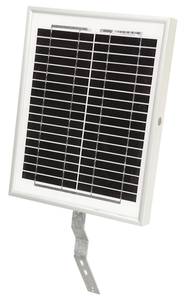 Panneaux solaires pour électrificateurs

Nous vous proposons une gamme de panneaux solaires adaptables sur les électrificateurs sur batterie

Les panneaux solaires sont livrés avec le support métal et le câble d'alimentation

2 modèles sont disponibles :

M20 01 1111 : Panneau solaire 10 W

En option, nous vous proposons égalment un support à planter (M20 01 1102) si votre électrificateur n'est pas équipé d'une platine de fixation