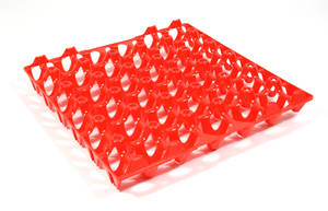 ALVEOLE PLASTIQUE - alveole plastique 30 oeufs rouge