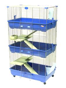 CAGE ET CLAPIER LAPINS - cages pour lapins et cobayes 3 niveaux