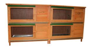 CLAPIER EN BOIS - clapier bois quattro
