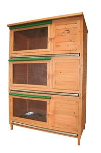 CLAPIER EN BOIS - clapier bois triplex