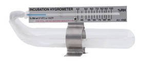 THERMOMETRE ET HYGROMETRE POUR COUVEUSE - hygrometre a bulbe