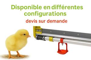abreuvement lignes pipettes lubing - lignes compeletes lubing avec profil aluminium