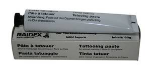 MARQUAGE ET TATOUAGE DES LAPINS - pate a tatouer 60 g noire