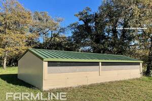 POULAILLER FIXE - poulailler fixe farmline 60 m2