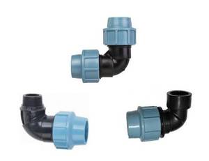 ACCESSOIRES ABREUVOIRS - raccord plastique coude pe 25 mm